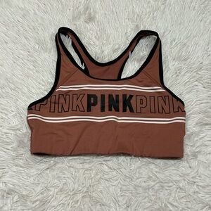 Pink Victoria's Secret ULTIMATE Women's Brown Sports Bra size Medium